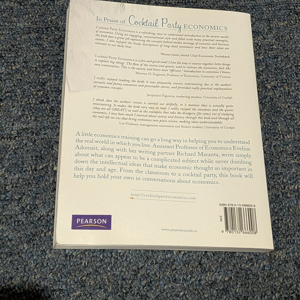 Cocktail Party Economics Book - Picture 2 of 2